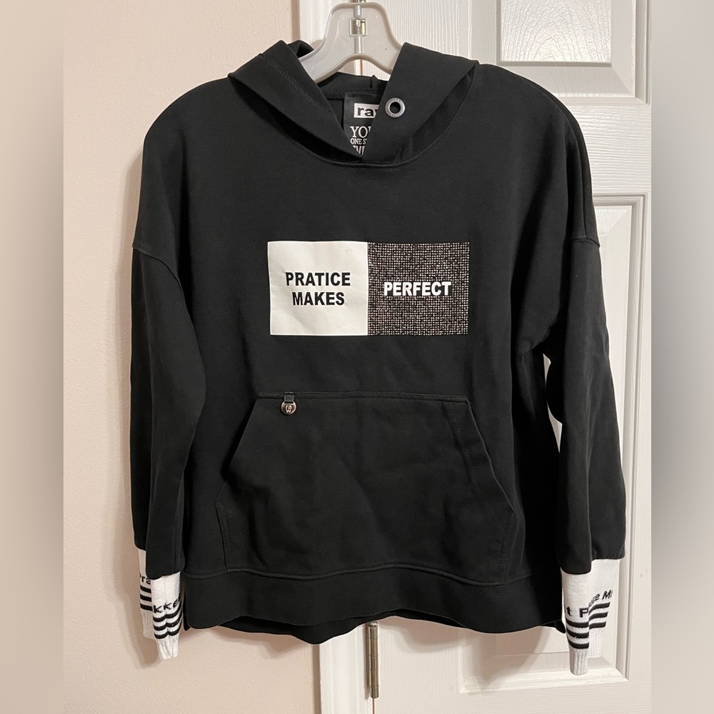 Stylish Black hoodie. Made in Turkey.